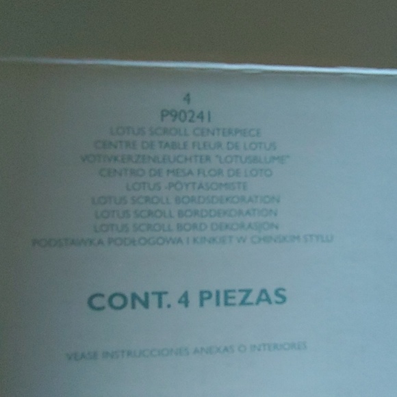 Partylite Lotus Scroll, P90241 - Picture 3 of 4